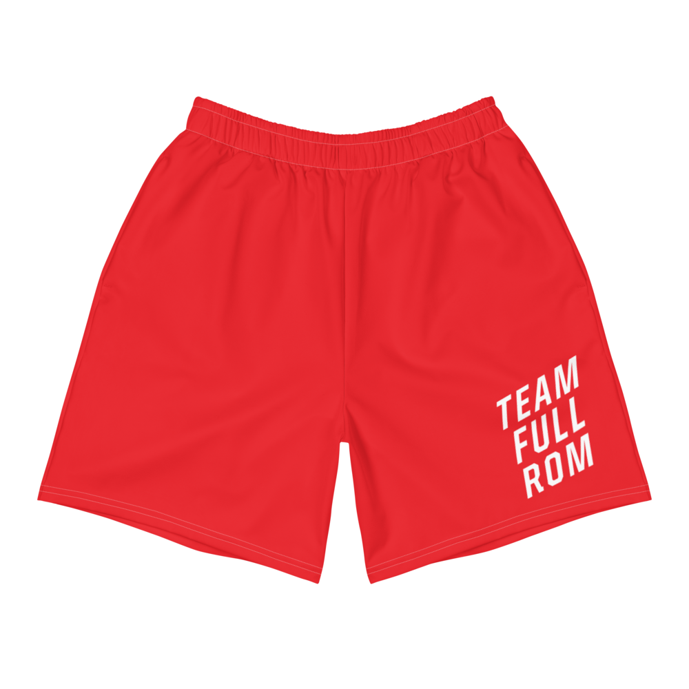 Team Full ROM - 4-Way Stretch Training Shorts (Red)